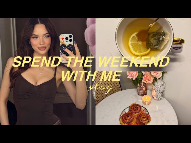 healthy weekend...supplements, food, self-care vlog