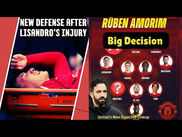 Man Utd Today Lineup: Amorim’s Tactical Setup | Man Utd vs Leicester | Man Utd injuries #manutd