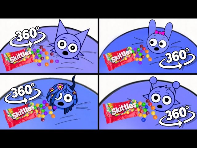 360º VR Sprunki Incredibox Skittles Meme Blueberry Inflation