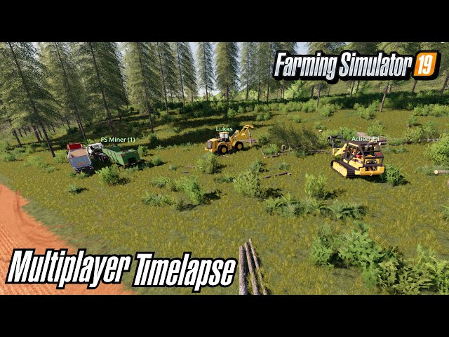 FS19 Dedi Server (MULTIPLAYER ROLEPLAY) Timelapse Day 6 MCE Map Farming Simulator 19