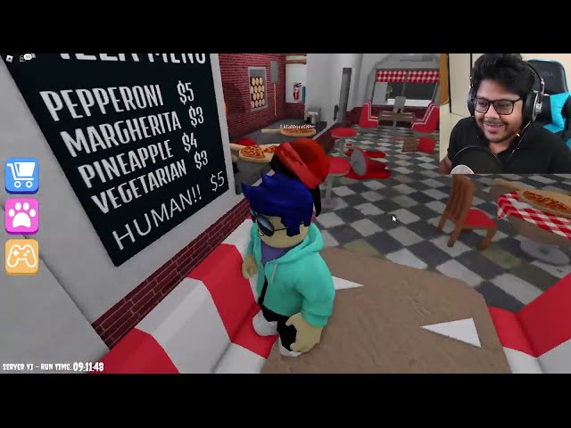 Escape Papa Pizzeria in Roblox Game 😱 @EktaMore