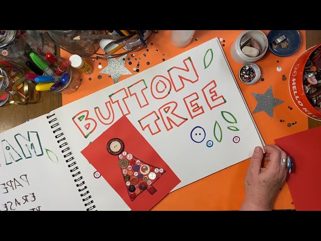 Crafts with Melissa – Button Tree