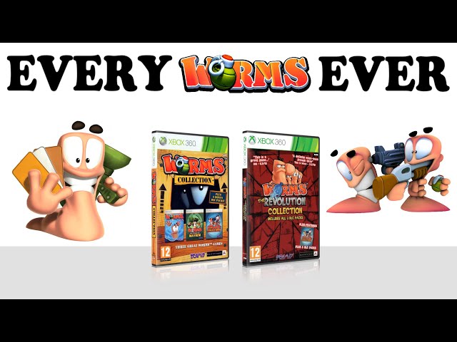 Evolution of Worms Games for XBOX 360 | 2012-2013 (Unboxing + Gameplay)