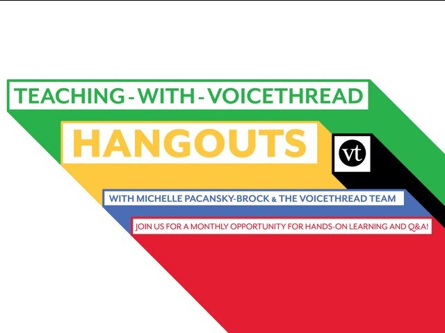 Jan '13 Teaching with VoiceThread Hangout