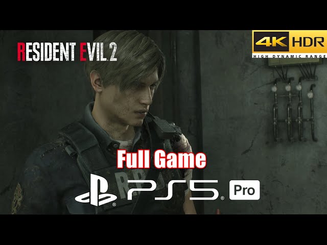 Resident Evil 2 Leon's Story PS5 Pro | Full Game Walkthrough in 4K HDR 60FPS (Must Play #25)