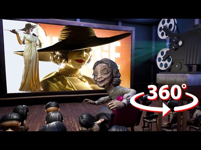 360° Resident Evil 8 Village movie - Little Nightmares teacher at the premiere