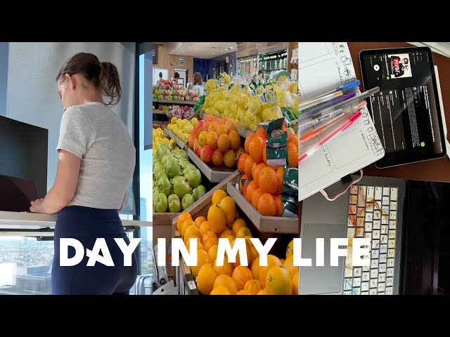 work vlog | a realistic day in the life of an analyst in Chicago 💻✨