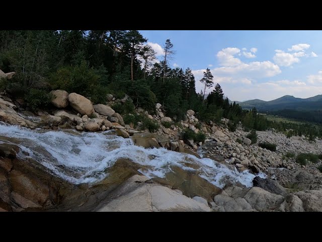 Just Be VR 360° - 5.7K VR Nature Meditation - Roaring Waterfall