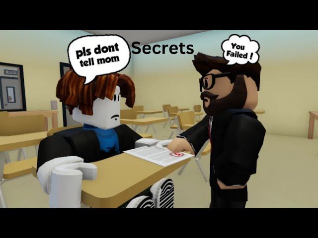 Revealing secrets in Roblox "oops, i failed my math test".