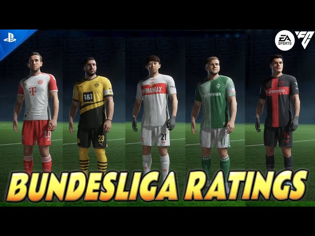 EA SPORTS FC24 | BUNDESLIGA Player Faces & Ratings