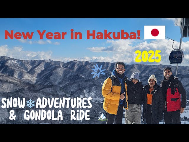 New Year in Hakuba, Japan: Gondola Ride & Cozy Winter Stay |2025