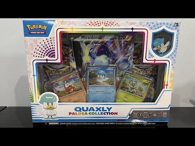 Quaxley Paldea Collection Unboxing | Pokémon Scarlet & Violet TCG