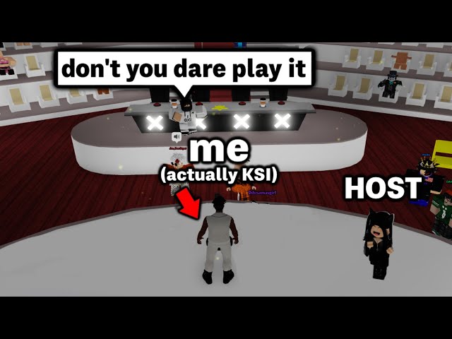 Trolling Judges with Thick of It as KSI in Roblox Talent Show.. 😈