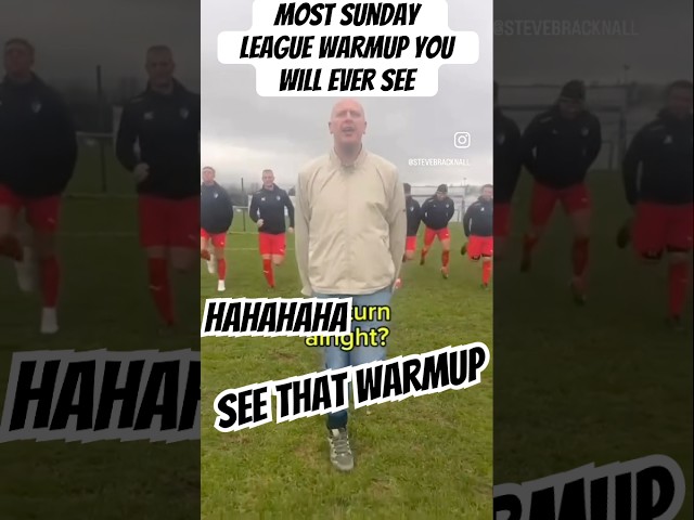 MOST SUNDAY LEAGUE WARMUP YOU WILL EVER SEE!