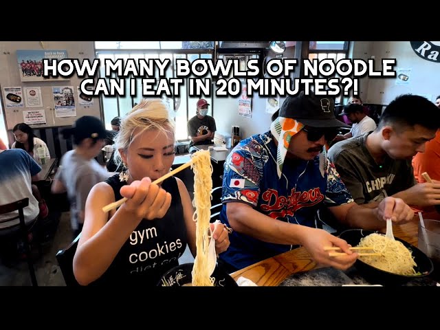 SHIN SEN GUMI EXTRA NOODLE CHALLENGE in Gardena, CA!! #RainaisCrazy