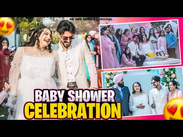 BABY SHOWER CELEBRATION 🥳 😍| SARI FAMILY NE DITA SURPRISE 🥹😍 | Mr Mrs Narula