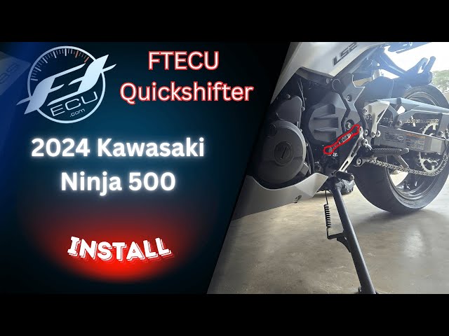 2024 Kawasaki Ninja 500 | FTECU Quickshifter Install