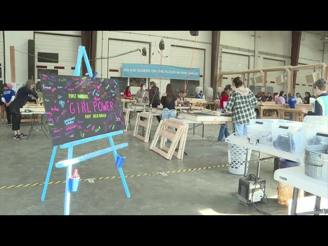 'Girl Power' helps build beds for Valley kids in need