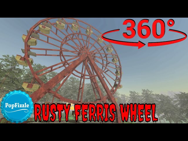 360 Video | VR | Rusty Ferris Wheel Ride #360video