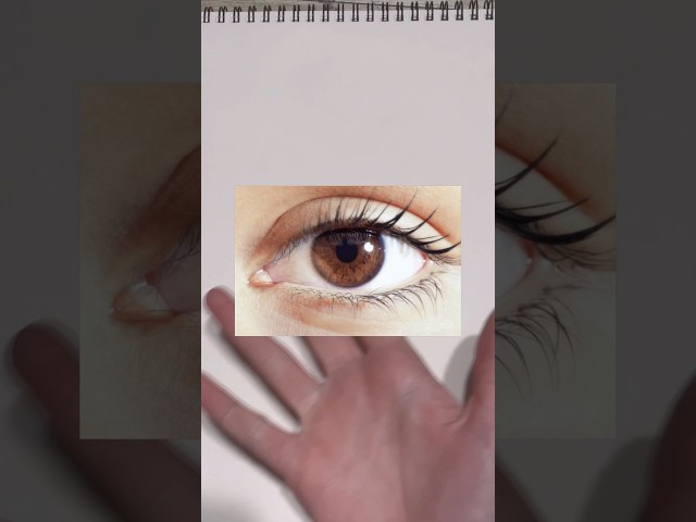 Drawing Brown eyes! 🫶 #art #artist #fyp #eyes #watch