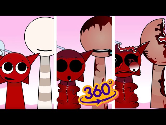 360 VR |  Compilation Sprunki Retake All Phases - Mroona & Wyrum, Mard, GF... | Sprunki incredibox