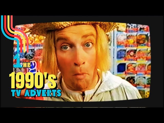 One Hour Of 1990s TV Adverts UK Television Commercials 90s Retro Ads Compilation