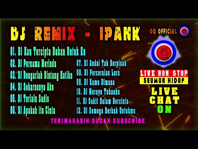 🟡 DJ REMIX - IPANK - Kau Tercipta Bukan Untukku