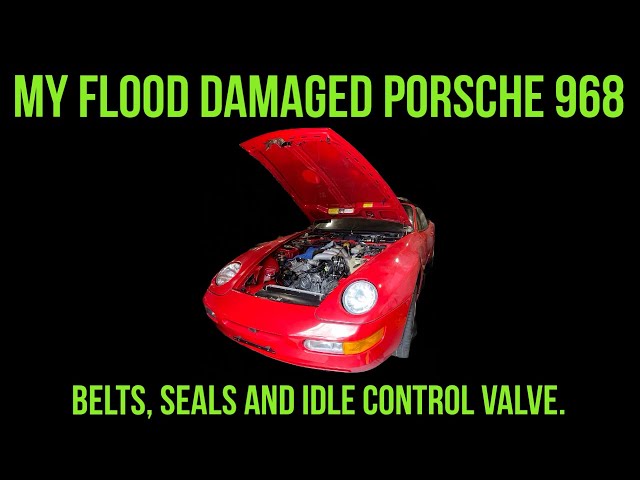 Restoring a Flood Damaged Porsche 968: Belts, pulleys and ICV's