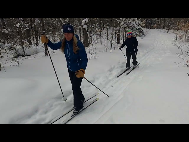 Winter Hiking Heaven Hills Trails Lake Placid, New York