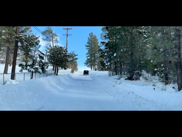 The CALM before the STORM. Big Bear Lake. It's 1/27/20211 to 2 feet possible begins on the 1/28/21.