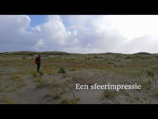 Wandelen richting De Balg op Schiermonnikoog