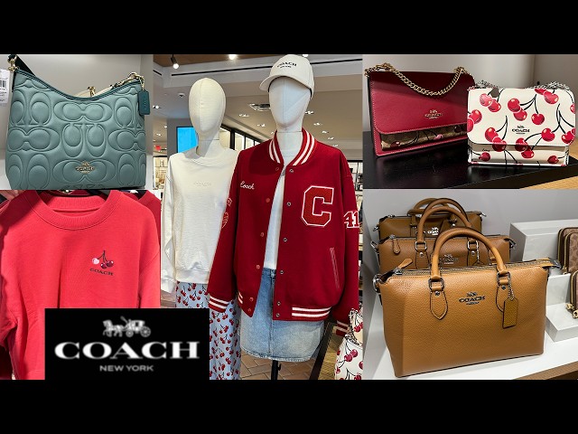 💕 COACH NEW OUTLET CHERRY COLLECTION 🍒 BAGS, CLOTHING, WALLETS & GIFTS LATEST ARRIVALS  💕