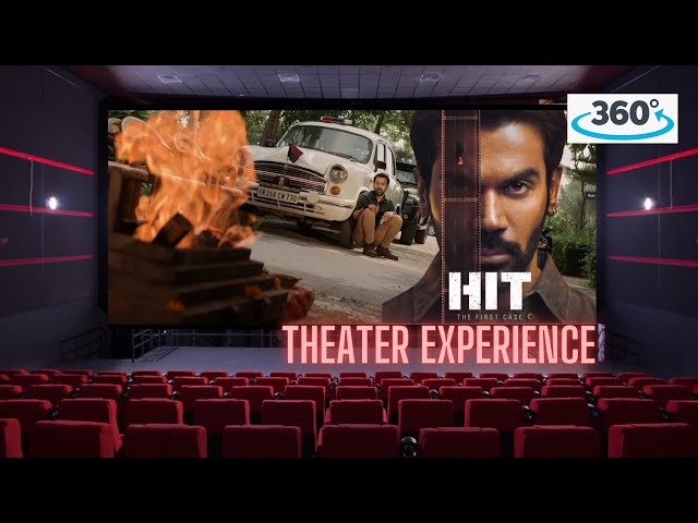 THEATER EXPERIENCE - HIT  - The First Case    GLIMPSE OF VIKRAM   Rajkummar Rao  #shorts #360video