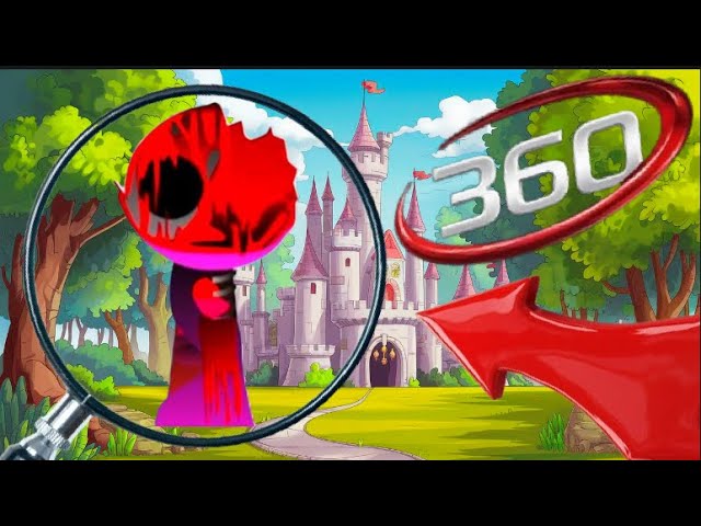 Find me | Incredibox Sprunki | Finding Challenge 360º VR Video - City VR-360