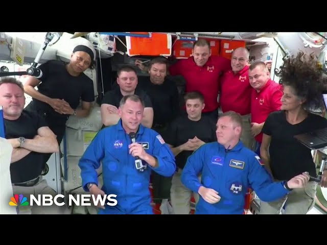 SpaceX rescue capsule docks at the International Space Station