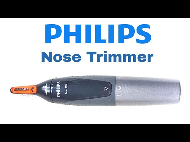 Philips Nose Trimmer Series 300 unboxing review Ear Eyebrows shaver