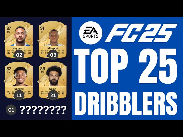 Top 25 Dribblers in EA FC 25 | Best Ball Control and Skills #fifa  #eafc25 #eafc25ratings