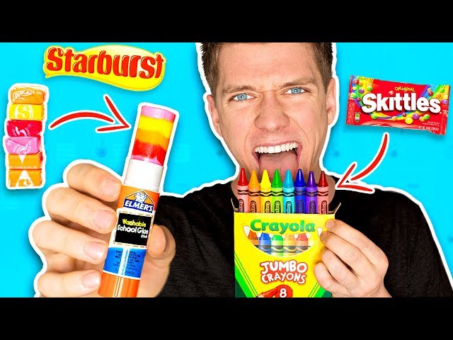 DIY Edible School Supplies!!! *FUNNY PRANKS* Back To School! Learn How To Prank using Candy & Food