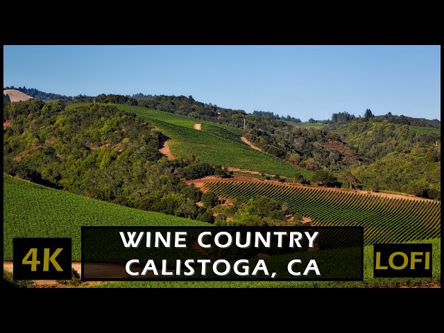 Road to Calistoga, CA - 4K - VR 180 - LOFI - Driving Tour - Napa Valley