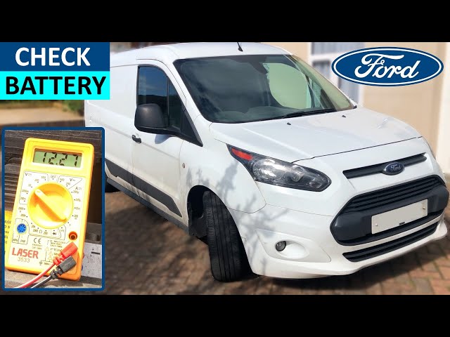 Ford Transit Connect Battery Location and How to check Battery on Ford Transit Connect