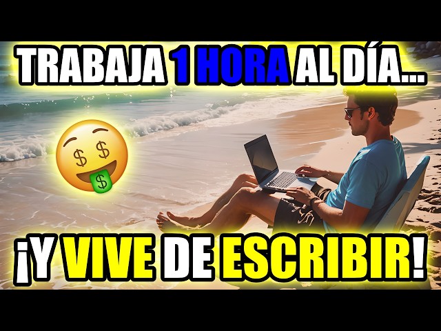 Cómo ganar dinero escribiendo desde casa (incluso si odias redactar) 💻✍️💰