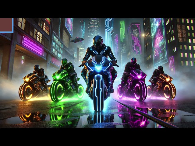 🔥 Neon Speed: Epic Motorbike Race Image + Chill Vibes Ultimate Energy