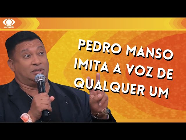 Imitações de Pedro Manso impressionam no programa Faustão na Band