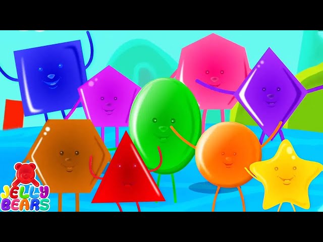 🔴LIVE - Ten Little Shapes + More Learning Videos & Songs for Kids