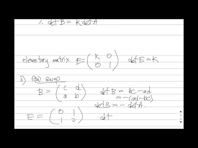 MATH 2210-Sec 3.4-Determinants and Row Operations (Part 2 of 3)