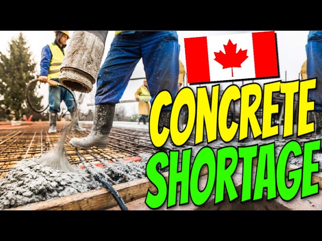 Ontario Concrete Shortage Causing Major Construction Delays in Barrie & Orillia Real Estate Market