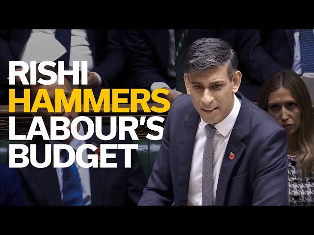 Rishi Sunak DISMANTLES Labour’s first budget | House of Commons