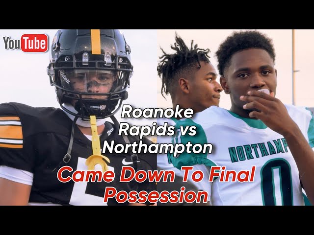 Rivalry Game Went Down To The Wire 😳🚨 Roanoke Rapids vs Northampton