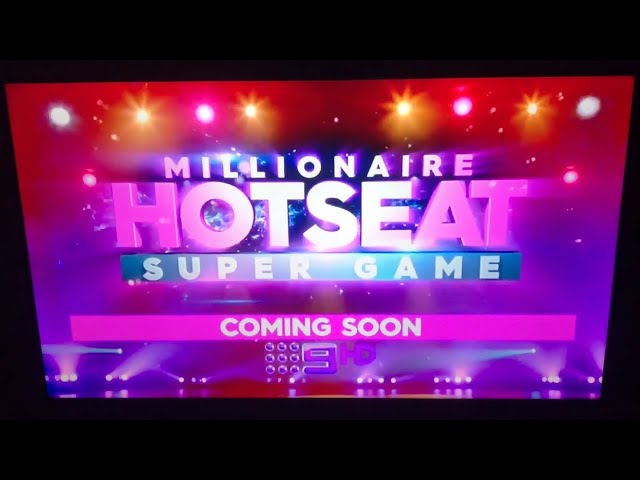 Millionaire Hot Seat Channel Nine Promo 2017