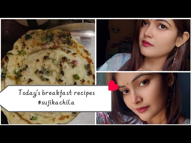 Today i made semolina pancake (Suji chilla)for breakfast 😋😋#recipe #morningroutine #vlog